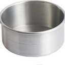 Winco Heavy-Duty Round Aluminum Layer Cake Pan, 6" x 3"