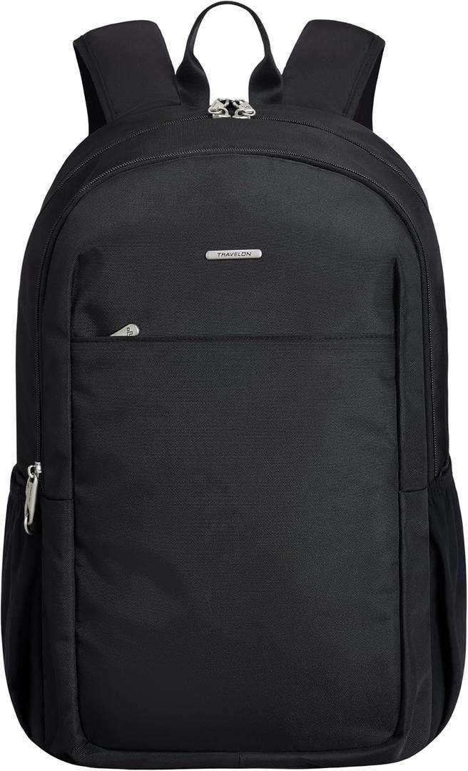Travelon Classic Journeys 25L Backpack (13W X 19H X 8D, Black)