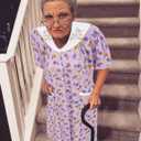 Z-Shop Old Lady Costume for Women 100 Days of School Halloween 100th Day Dress up