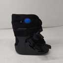 United Ortho USA14115 Short Air Cam Walker Fracture Boot, Medium, Black