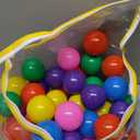 Hovenlay Ball Pit Balls Phthalate Free BPA Free Crush Proof Plastic - 7 Bright Colors in Reusable Play Toys for Kids with Storage Bag