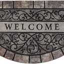 MTOUOCK Thick Welcome Mats Outdoor, 24 * 36" Large Front Door Mat Entrance, Durable Welcome Mat for Front Door, Heavy Duty No Slip Rubber Outdoor Mats for Home Entrance