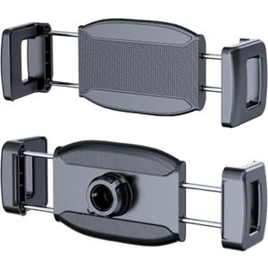 eSamcore Enlarge Tablet Clamp, 1.57(40mm) Depth Mount Clips for Thick Case Fit 17mm Ball Joint Car/Desk/Bed/Floor Tablet Stand Holder Mount Compatible with 6"-12.9" iPad/Tab/Foldable Phone