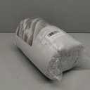 Faux Fur Quilt Twin Blanket for Couch, 480GSM Fuzzy Soft and Warm Coverlet Light Weight Quilted Blanket for Sofa, Chair, Bed, Bedroom, 60x80 Inches,Light Grey Interwoven