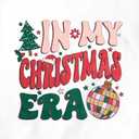 BANGELY Christmas Sweatshirts Women Oversized In My Christmas Era Sweatshirt Christmas Vacation Shirt Xmas Pullover Tops (White, XL)