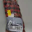 2PCS 35''x55'' Jumbo Christmas Drawstring Gift Bags, Santa Bags Extra Large, Buffalo Plaid Christmas Gift Bags Santa Sack with Drawstring,Heavy Xmas Bags for Xmas Holiday Gift Giving and Party Decor (1 Count (Pack of 2), Red and Black Grid)