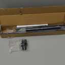 Tension Curtain Rod by EZFurni, 28 to 42 Inch, Adjustable Curtain Rods No Drilling, Heavy Duty tension Rod, Anti-Slip Spring Loaded Curtain Rods for Window, Closet, Door, Black