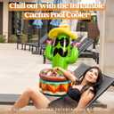 JOYIN 43" Inflatable Cactus Cooler with Sombrero Hat for Fiesta, Cinco de Mayo Party Supplies, Inflatable Party Cooler, Pool Party Decoration