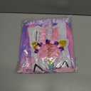 Nuolich Little Girls Unicorn Birthday Party Outfit, Unicorn Tutu Dress, Headband, Shirt & Satin Sash L
