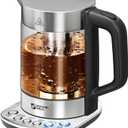 Magic Mill Pro Electric Kettle with tea Infuser and Temperature Control - Keep Warm Function, Rapid Boil, Automatic Safety Shut Off, BPA Free, No Plastic on Water, British Patent Technology,Large 1.7L
