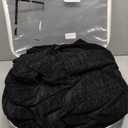 HDCAXKJ Corner Sectional Couch Covers for Dogs L Shape Sofa Cover with Tassel Chenille Super Soft Non Slip U Shaped Couch Cover Blanket Washable Sectional Slipcover Protector (Black, 71x212 inch)