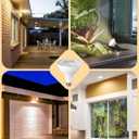 EDISHINE Flood Light Bulbs, PAR38 LED Outdoor Flood Light Bulbs, 120W Equivalent Dimmable Waterproof for Patio Yard Porch Driveway Garage, 3000K Warm Light 18W 1800LM E26 Base, 4 Pack, ETL Listed