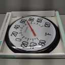 La Crosse 104-134 13.25 Round Indoor/Outdoor Analog Dial Thermometer