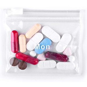 Pill Organizing Bags - 14 Labeled Monday-Sunday Pouches