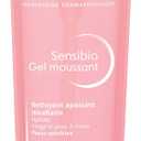 Bioderma Sensibio Foaming Gel Cleansing and Make-Up Removing Refreshing feeling for Sensitive Skin Unscented (Pump bottle 16,7 Ounce)