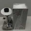 aooshine Black Bedside Lamp for Nightstand - Touch Table Lamp with Type C + A and AC, Outlet Square Charging Lamps for Bedroom Decor, Dorm Lamp for Men, E26 Bulb Included (3000K)