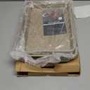 Cookie Sheets for Baking Nonstick, 2 Pack Heavy Duty 0.8mm Baking Sheet Pan Set Quarter(9x13in) & Jelly Roll(10x15in) with Diamond Texture, Gold Commercial Grade, Small Oven Safe