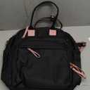 18 Pockets Diaper Bag Backpack with Waterproof Pockets and Stroller Buckle, Convertible Tote Bag (Black, Large)