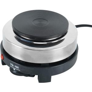 DasMarine 500W Small Hot Plate Mini Hot Plate, Small Electric Hot Plate, Mini Stove Electric Portable Countertop 5.5" Mini Hot Plate Multifunctional Home Coffee Tea Water Moka Pot Heater 110V