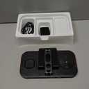 Wireless Charger for Samsung, 4 in 1 Charging Station for Samsung Galaxy S24 Ultra/S23 Ultra, Galaxy Tablet, Galaxy Watch 7, Buds, Foldable Aluminum Tablet Stand Holder for Samsung Galaxy Tab