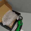 Cardboard Cutter, Rechargeable Cordless Electric Scissors, 4V Upgrade Motor Electric Box Cutter with 2 Blades, Safety Lock & LED Light, Powerful Cutting for Cardboard Box, Plastic, Leather (Green)