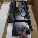 Rolanstar L Shaped Gaming Desk with LED Lights & Power Outlets, 53" Computer Desk with Full Monitor Stand & Storage Shelf, Corner Desk with Hooks, Carbon Fiber Desk Reversible (53*53*34.1 inch)