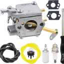 Hypersky 300981002 Carburetor Carb kit for Homelite 33cc UT-10532 UT-10926 Carb Ryobi RY74003D Chainsaw Replaces Parts 000998271 A09159 A09159A Zama C1Q-601 C1Q-H42