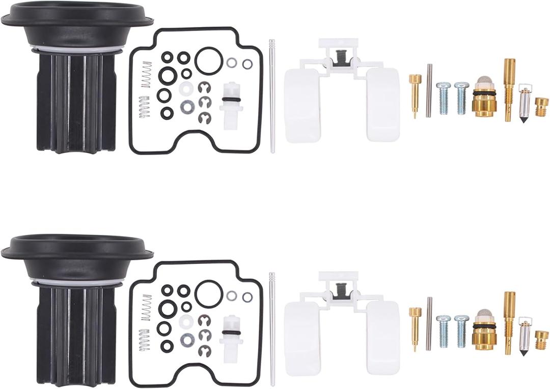 ApplianPar 2Pcs Motorcycle Carburetor Diaphragm Rebuild Kit for Yamaha XVS1100 V-Star XVS 1100 1999 2000 2001 2002 2003 2004 2005 2006 2007