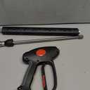M MINGLE Replacement Pressure Washer Gun with Extension Wand, 30 Degree Curved Rod, M22 15mm or M22 14mm Fitting, 5 Nozzle Tips, 4000 PSI
