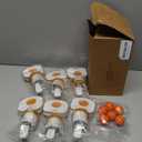 6 Pcs Basketball Party Table Decorations Sports Cake Topper Mini Wooden Basketball Hoop Centerpieces with Mini Ball for Birthday Baby Shower Party Supplies