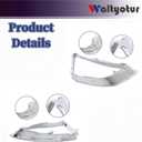 waltyotur Driver and Passenger Fog Light Trim Set Compatible Assembly Replacement for Fusion 2010 2011 2012 Left and Right Side Signal Light Replacement for AE5Z17E810BA