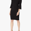 Calvin Klein Womens Peplum Sheath Dress, Size 8