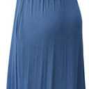 AUSELILY Maxi Dresses for Women 2026 Lace Short Sleeve V Neck Wrap Long Dress with Pockets (Blue, M)