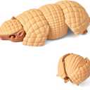 Yipintang 3D Printed Creature Flexible Animals - 5.91 Inches Fidget Animal for Desk Dcor (Pangolin)