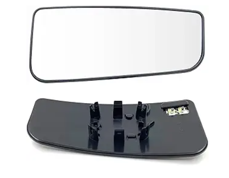 FL3Z17K707K Right Passenger Side Heated Lower Mirror Glass Replacement For 2015-2022 Ford F150 F250 F350 F450 F550 Super Duty Truck Mirror - Side View Heated Convex Mirror with Rear Holder