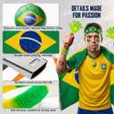 2026 World Cup Fan Accessories Kit, 7 PCS World Soccer Sport Cup Gear Set, World Cup Merchandise for Soccer Party Decorations, Stadium Events, Watch Party, Home Cheering