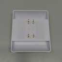 2-Prong 6-Outlet Extender, Multi Plug Outlet with 6 Electrical Outlets Adapter, Quick and Easy Install, Home Essentials, ETL Listed, 125V, 15A, Max 1875W, White