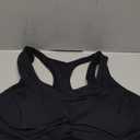 RUNNING GIRL Sports Bras for Women High Support,Molded Cup High Impact Sports Bra Racerback Workout Yoga Running Bra (XX-Large, Black)