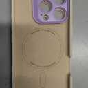 ESR for iPhone16 Pro Case with MagSafe, Supports Magnetic Charging, Smooth & Slim Silicone Case, Shockproof, Full Screen and Camera Protection, Soft Microfiber Lining,Light Tan