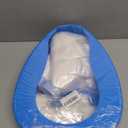 Bedpan Set with 30 Absorbent Pads Gel and 30 Disposable Liners, Bed Pan for Elderly Females Women, Bedpan with Liners for Men Male