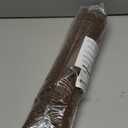 Half Circle Door Mat Indoor Entrance Welcome, Non-Slip Washable Doormat, Trap Dirt and Moisture, Low Profile Mats for Indoor Entry, 17"x30", Brown