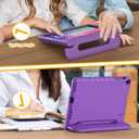 Bolete Kids Case for Samsung Galaxy Tab A 10.1 2019 Release (Model:SM-T510/T515),Shockproof Soft EVA Adjustable Bracket Cover for Samsung Galaxy Tab A 10.1 Case, Purple