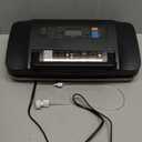 95kpa Vacuum Sealer Machine,Commercial Full Automatic Food Sealer,Powerful Sealing System with Double Heat Seal,Bags Storage, Easy-Lock Handle,Build-in Cutter,1 Bag Rolls and 10 pcs Pre-cut Bags (Black)