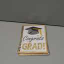 2 x Graduation Gift Card Book 7 x 5 Inch 20 Pages Gift Card Booklet Congrats Grad Organizer Greeting Card College Survival Album Keeper for Graduation Senior Gifts(Gold)