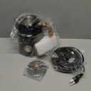 Seehot 1.7L (57.oz) Electric Kettle with Thermometer, 1200W Large Electric Tea kettle with 304 Stainless Steel,Auto shut off,Hot water kettle Electric for Coffee&Tea-Black