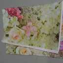 7x5ft Pink Rose Floral Flower Wall Backdrop Girls Wedding Birthday Bridal Shower Kids Portrait Background Photoshoot Cake Table Tea Party Photoshoot Decorations Photo Studio Props