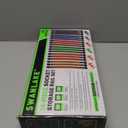 SWANLAKE Socket Organizer Set 18-Piece, 1/4-Inch x 96 Clips, 3/8-Inch x 90 Clips, 1/2-Inch x 72 Clips, Socket Organizer for Tool Box Drawer, Drive Socket Trays, Socket Holder Clip Rail