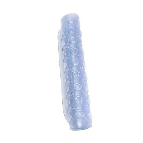 FOYTOKI Non Slip PVC Bathtub Mat Washable Shower Pad with Massage Design Slip Floor Mat for Bathroom Quick Drying for Daily