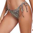 RELLECIGA Women's Side Tie Bikini Bottom (L)