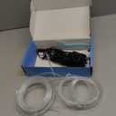 LivTee Smart LED Car Lights Interior with USB Port, LED Strip Fiber Optic Ambient Lighting Car, Wireless App Control, Sync to Music, Car Decorations Interior Accessories Gifts for Women Men, 6 in 1